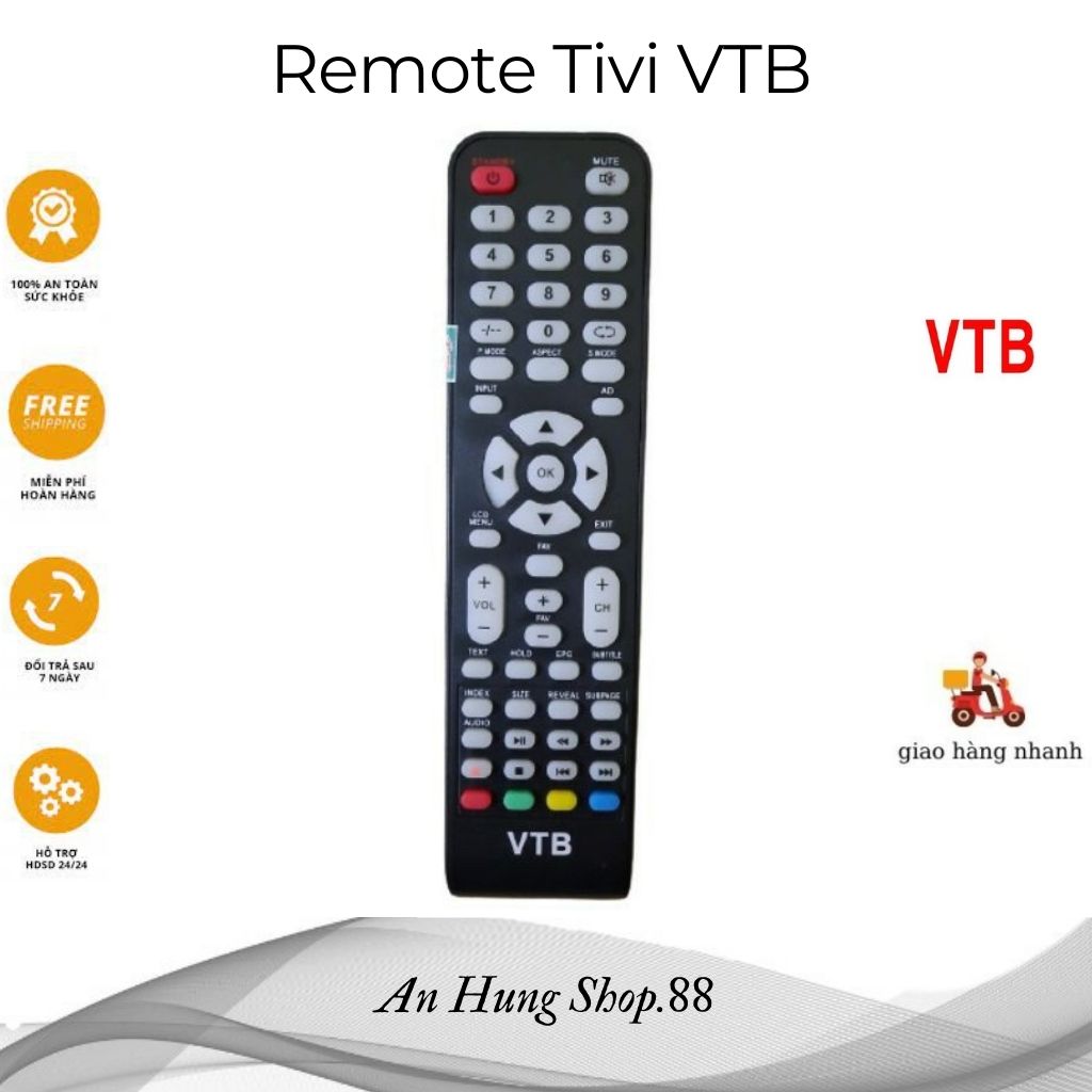 Điều khiển tivi lcd VTB