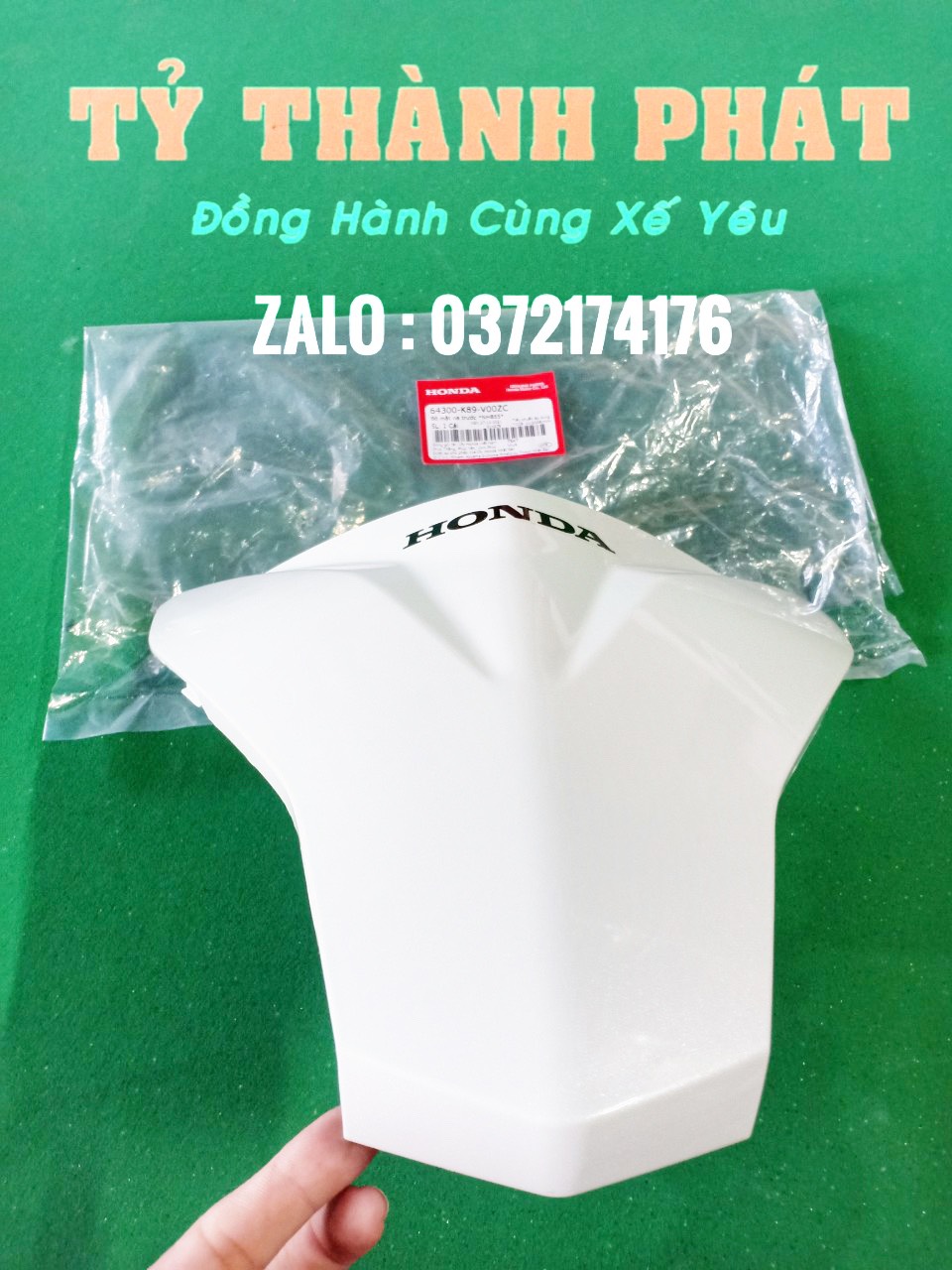 Nạ Wave Bụng 110 trắng 2017 ( có tem ) (Cái)