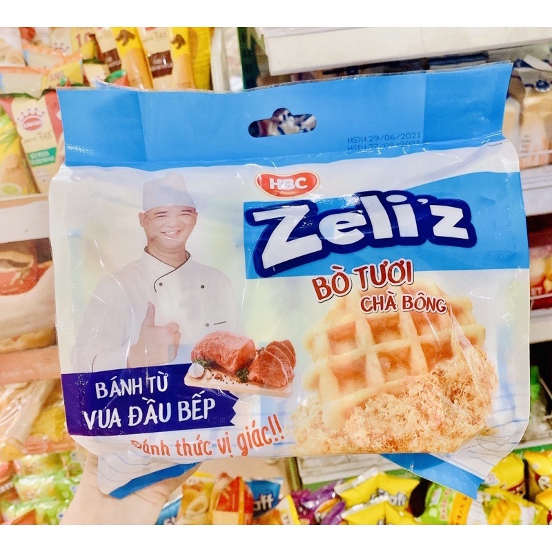 BÁNH ZELI'Z CHÀ BÔNG 3 VỊ GÓI 156G