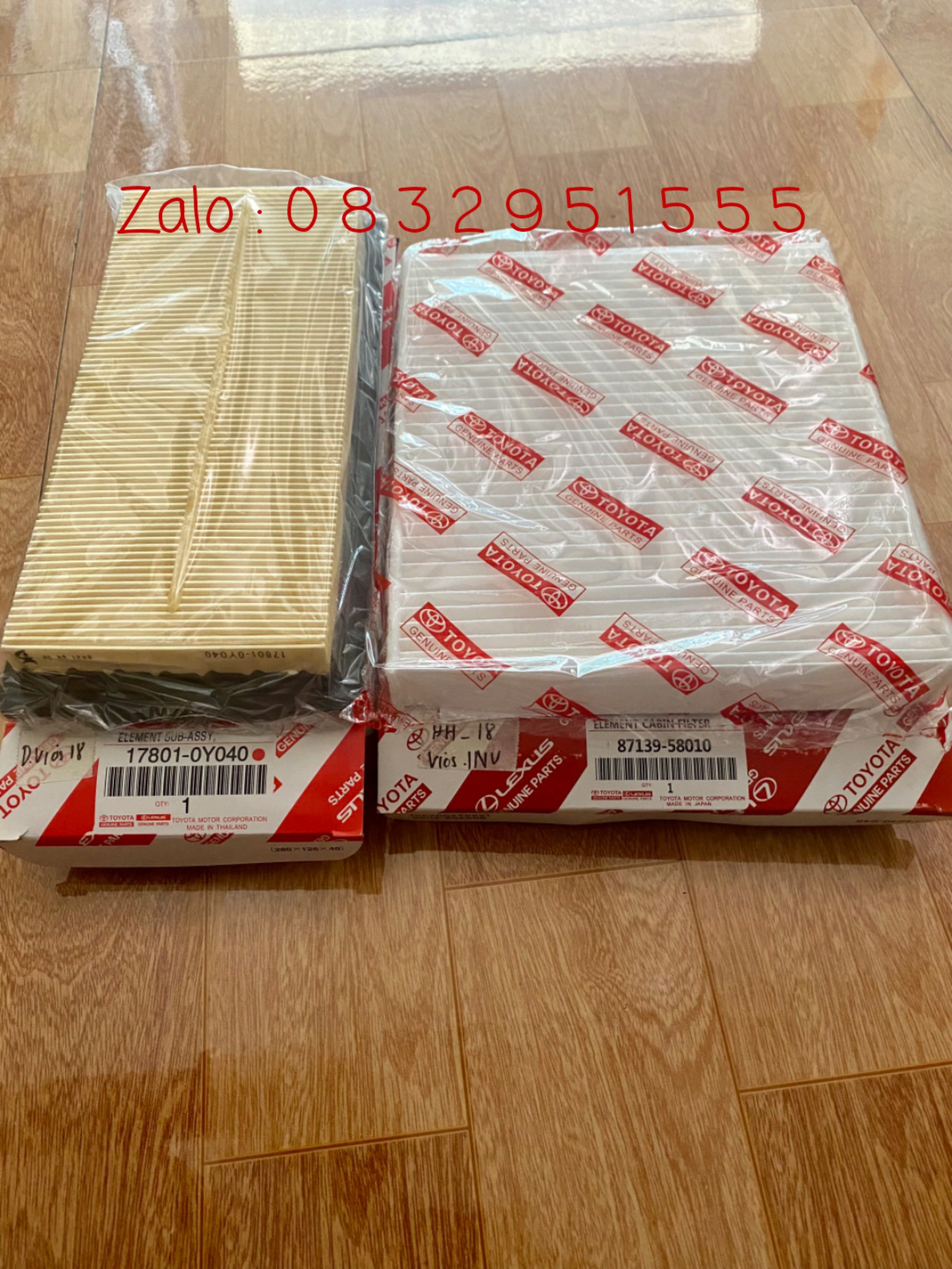 Lọc gió , Lọc điều hòa Vios 14 - 18  ( Oem )