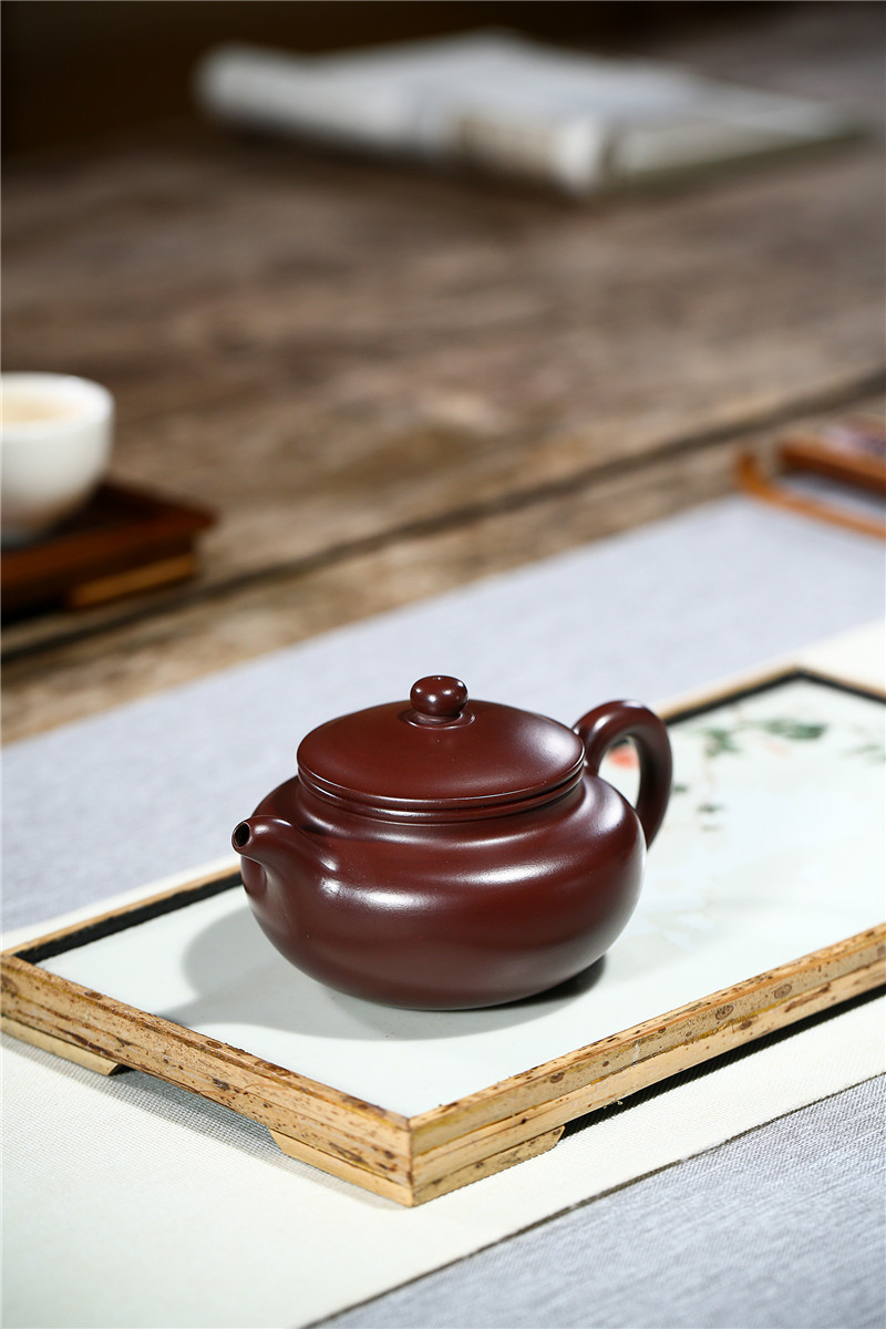 Ấm Tử Sa Nghi Hưng Phỏng Cổ 210 ml (Tử Chu Nê)