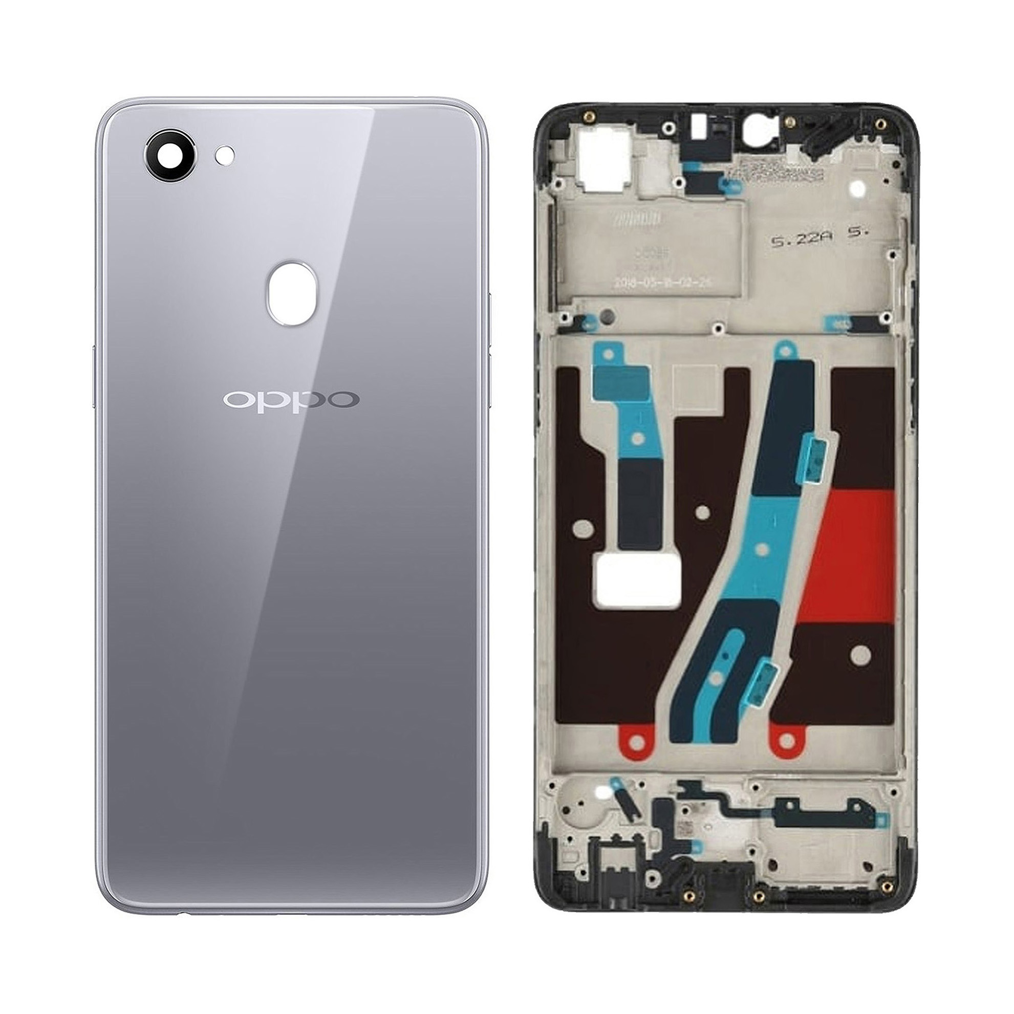 Oppo%20F7%20Rear%20Complete%20Body%20Casing%20Housing%20Replacement%20Awesome%20For%20F7%20-%20Silver%20-%20Image%202