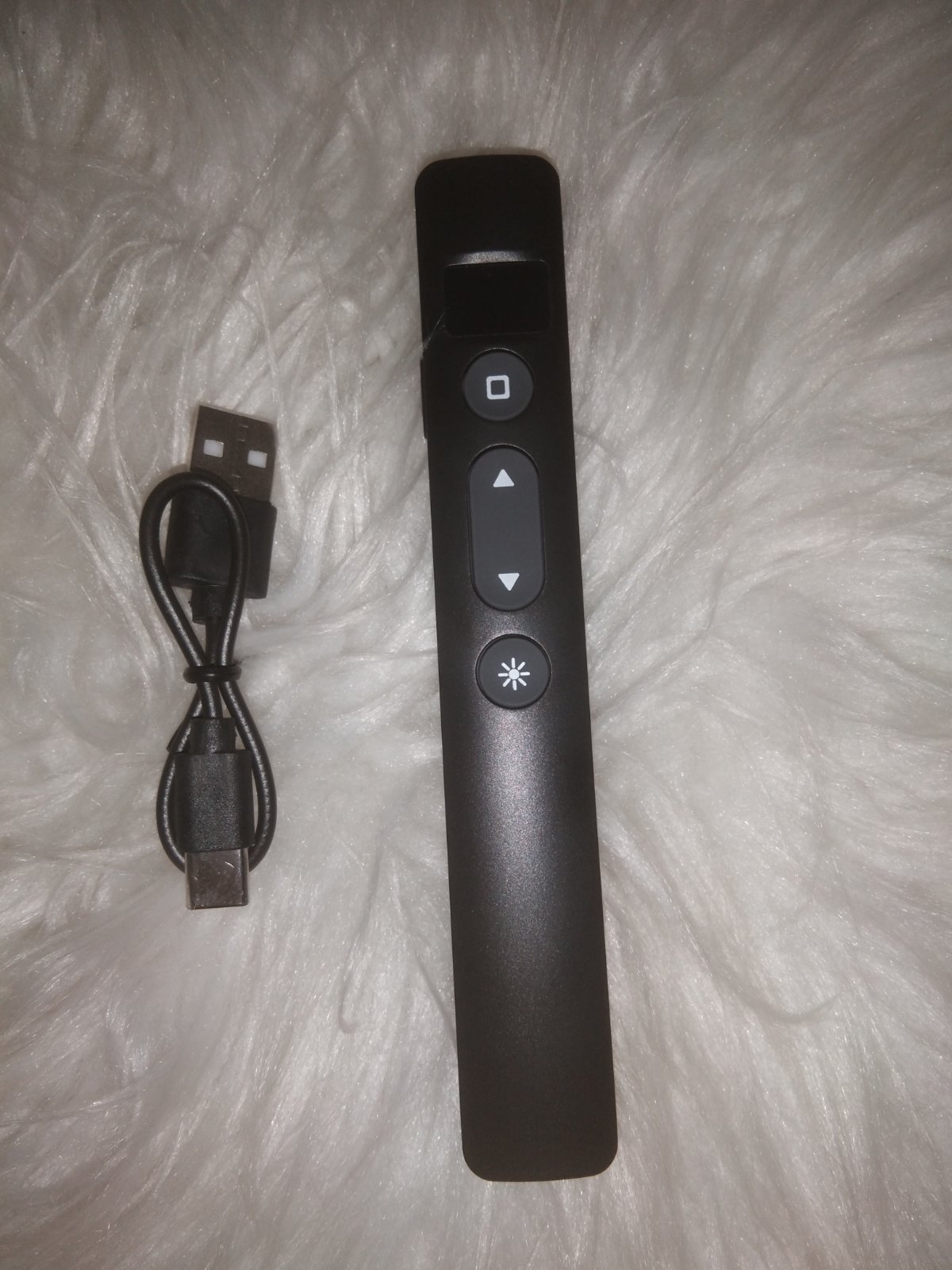 Wireless Presenter With LCD Display, Laser Pointer Laptop Remote Control Flip Pen For Powerpoint Presentation PPT Slide Advancer Pointer Pen with Red Light. 