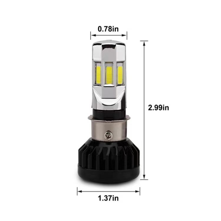 มอเตอร์ไซด์(ชุดใหญ่) หลอดไฟหน้า LED6หลอด สว่าง 3000LM AC/DC (สว่างเพิ่ม ...