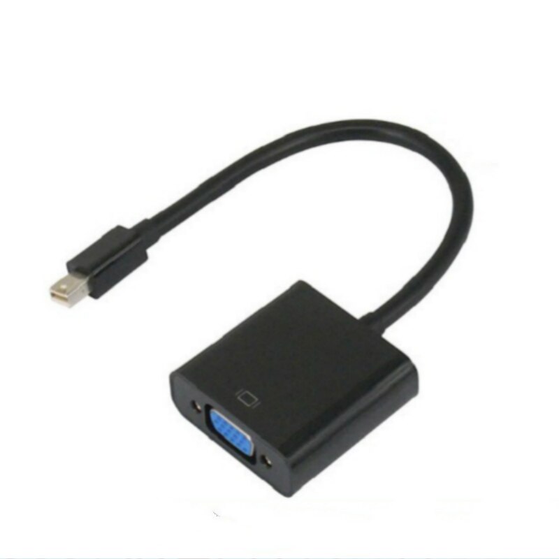 New product mini dp to vga adapter cable mini displayport thunderbolt to vga d-sub converter 1080p cables for macbook pro air imac mac