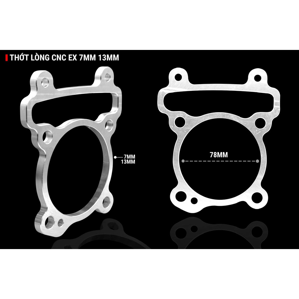 Thớt lòng exciter 135 150 1ly 2ly 7ly 13ly