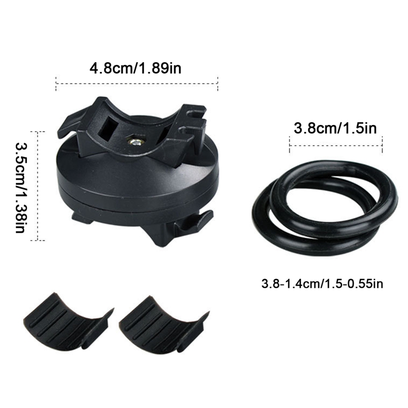 Kẹp đèn giữ đèn pin xe đạp