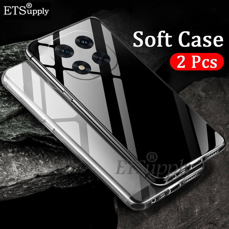 2 Pack Phone case Xiaomi Poco X7 Pro Soft Transparent Full Protection Clear Back Cover Poco X7 Case.