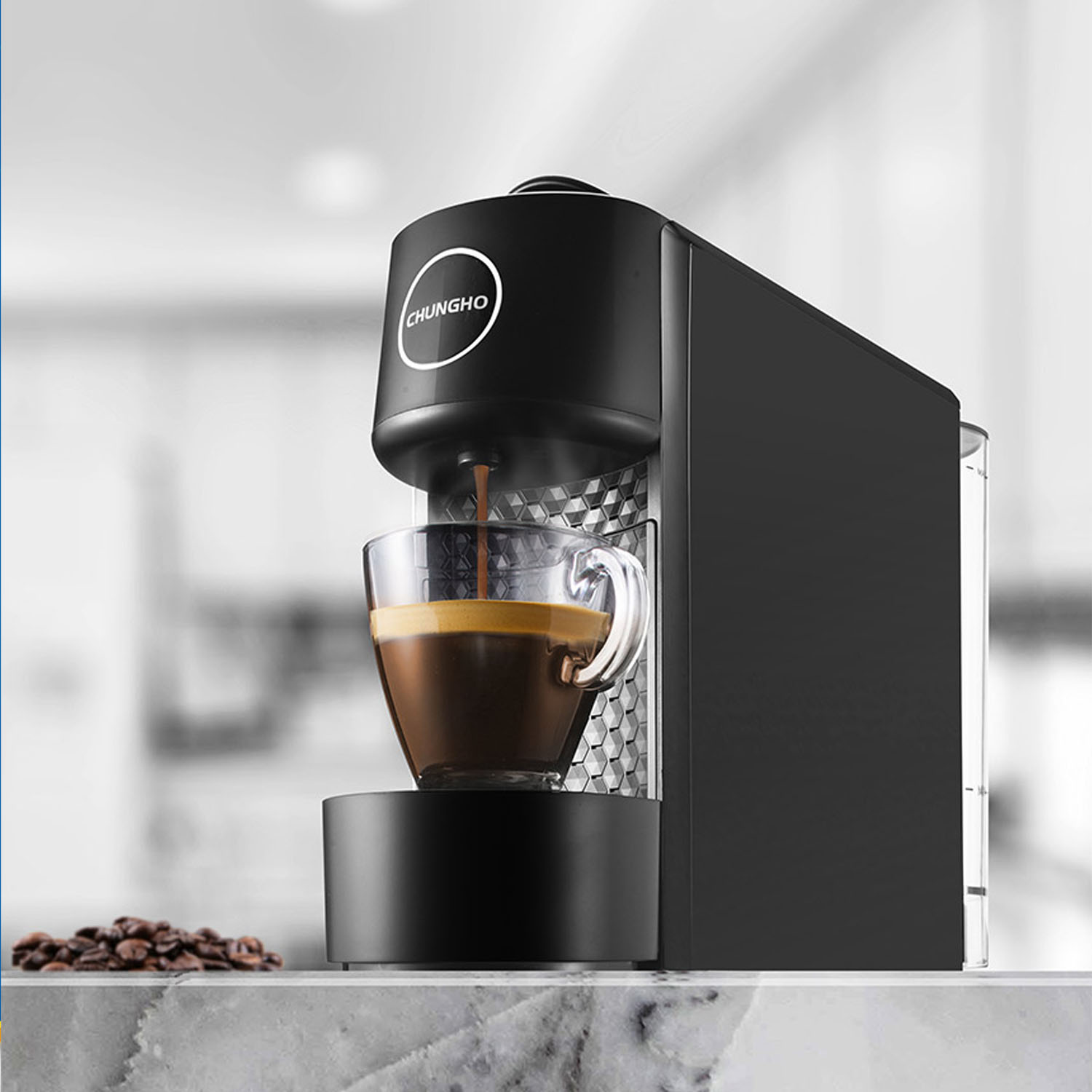 Máy pha cà phê viên nén ChungHo Espresso Italia