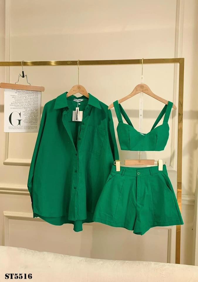 Set Bộ Nữ 3 Món Rẻ Đẹp Thời Trang Nhiều Màu Chọn Lựa