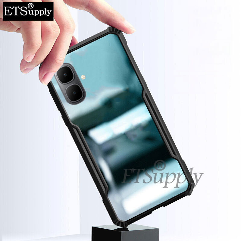 Phone%20case%20infinix%20Smart%2010Plus%20Transparent%20Clear%20Air%20Protector%20Soft%20Frame%20Hard%20Shockproof%20Armor%20Back%20Cover%20infinix%20Smart%2010+%20Case%20-%20Image%204