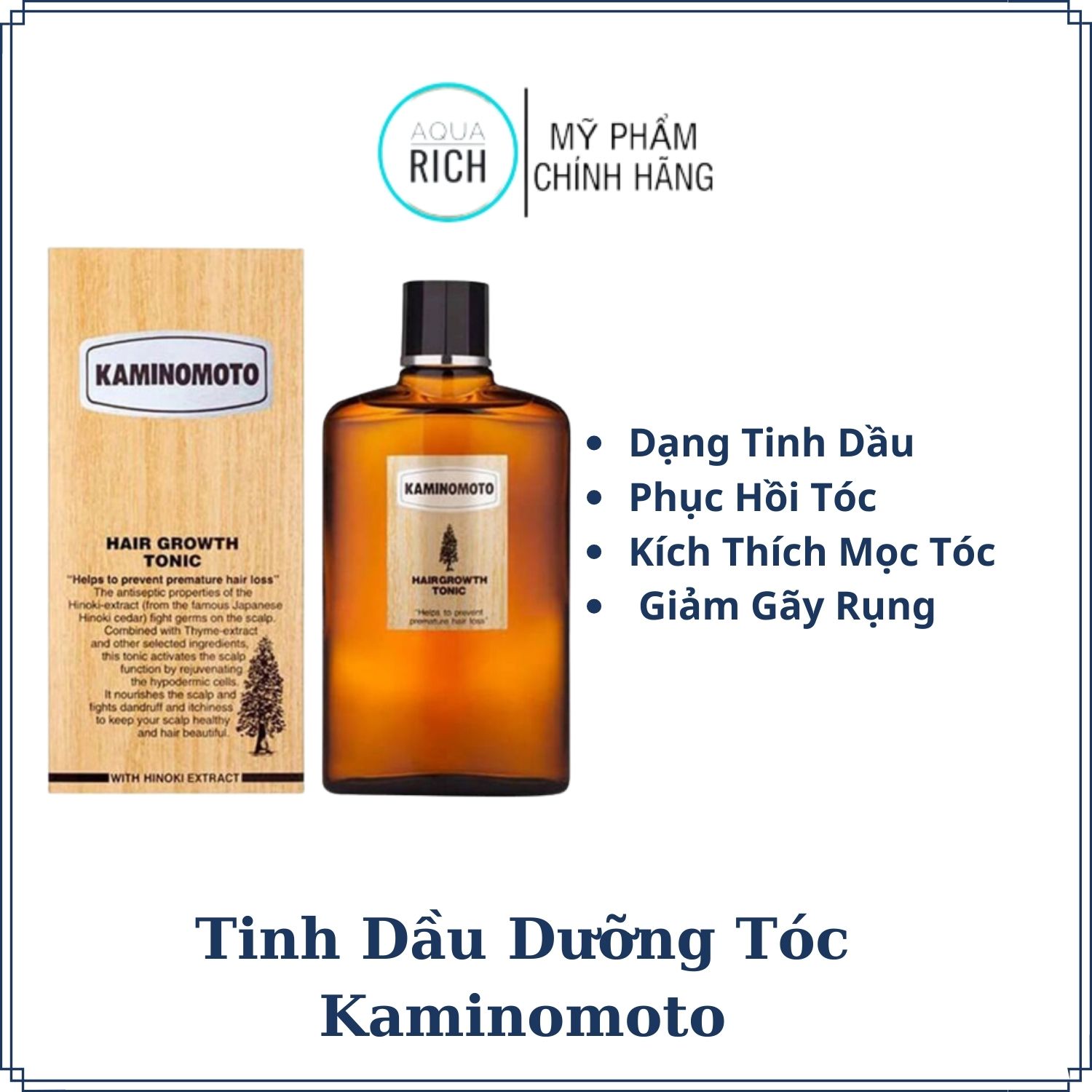 Mọc Tóc Thảo Dược Kaminomoto Nhât Bản 150ml