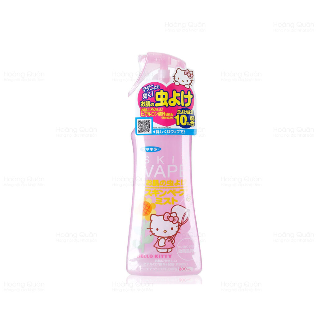 (HCM) Xịt chống muỗi Skin Vape Hello Kitty Nhật