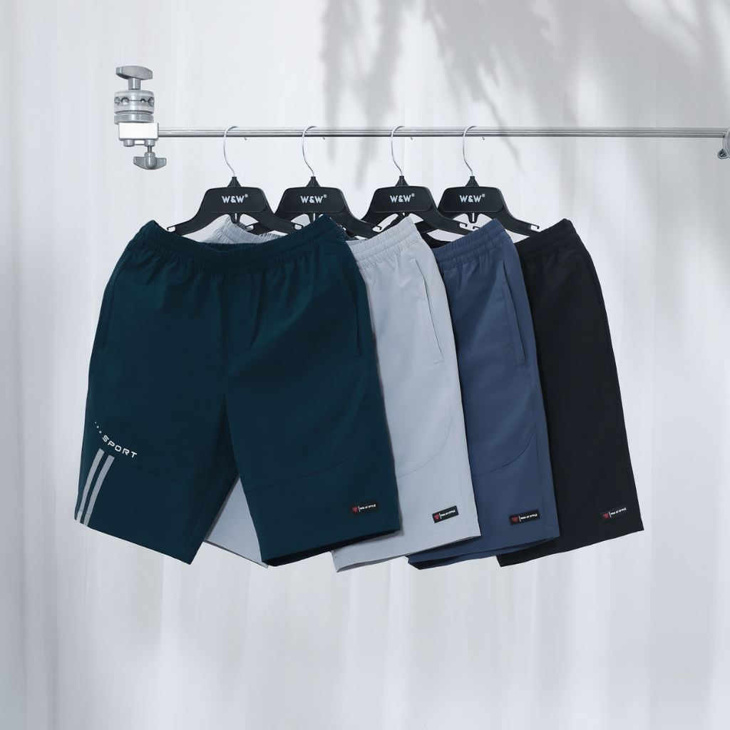 Short Gió Nam W&W Vải Polyester Cao Cấp WSH51P