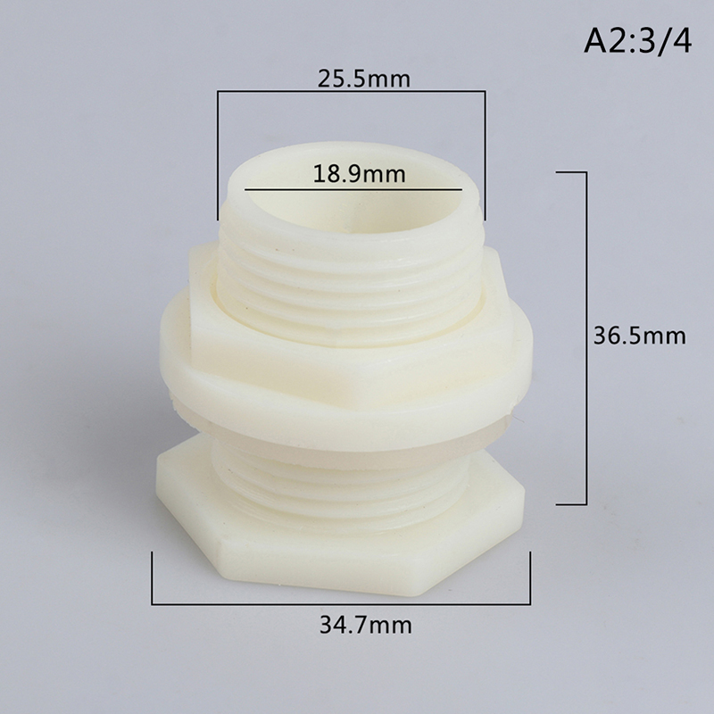 March ABS Fish Connector Tank Drain Pipe Accessories Aquarium Joint Water Pipe Fitting