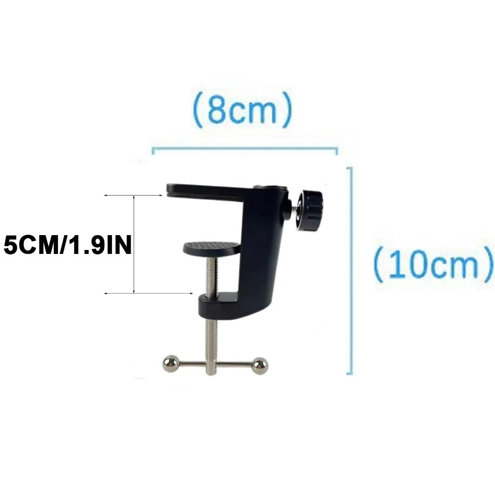 【Eco-friendly】 C Shape Table Mounting Clamp for Microphone Suspension Scissor Arm Stand Holder with Adjustable Screw.