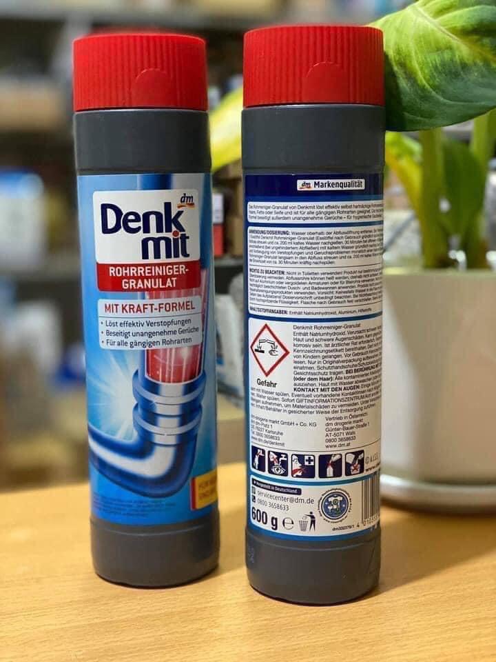 Bột thông cống DENKMIT 600g- hàng nhập khẩu Đức