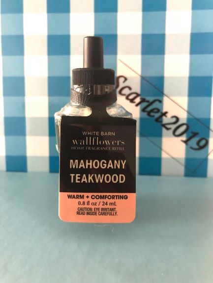 White Barn - Mahogany Teakwood Wallflowers Fragrance Refill by