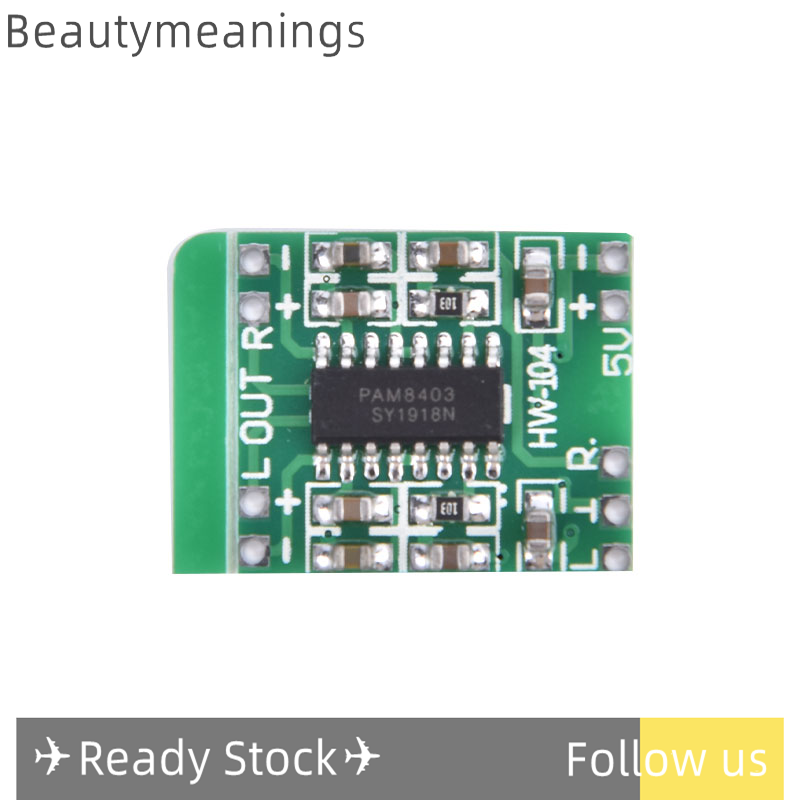 ✈️Ready Stock✈ PAM8403 mô-đun mạch khuếch đại Class D kỹ thuật số 3W Bảng âm thanh loa âm thanh