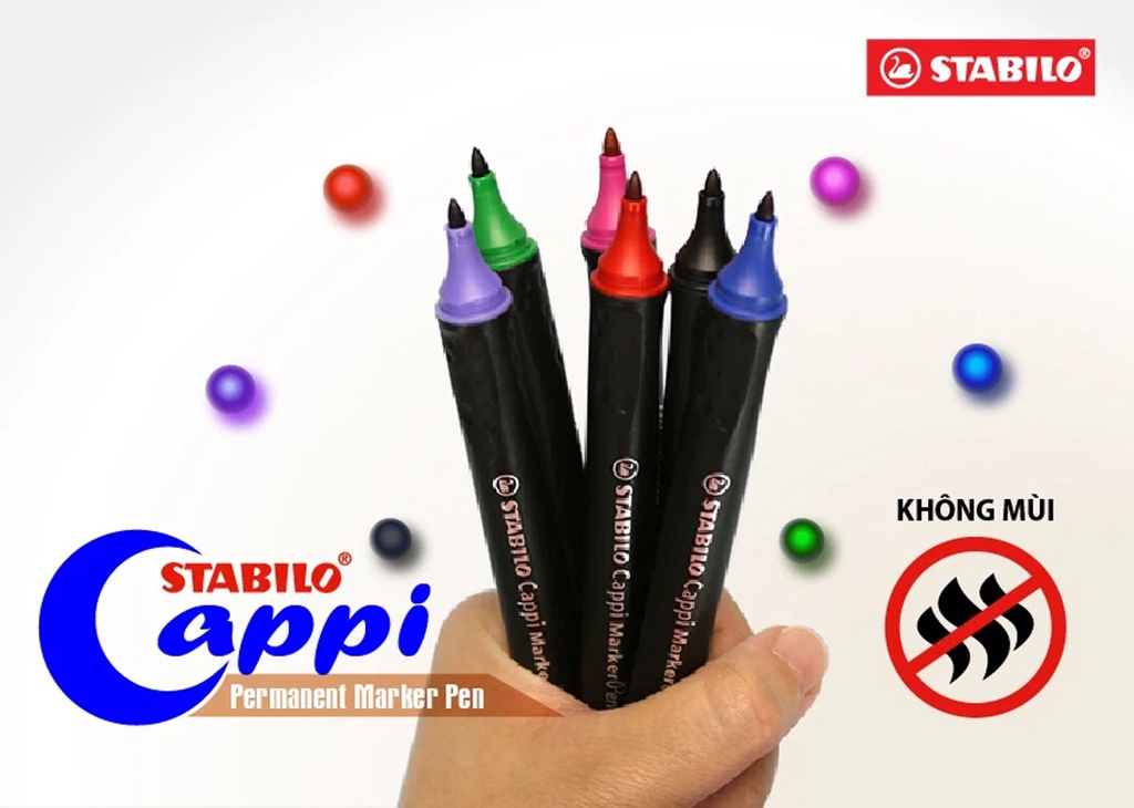 Bút lông dầu Stabilo Cappi MK169