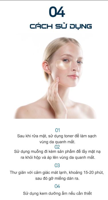 Mặt nạ mắt Petitfee Gold Hydrogel Eye Patch (60 miếng)