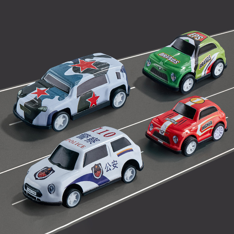 30/52/60 pcs Alloy Car Kids Racing Toys Pullback Car with Toy