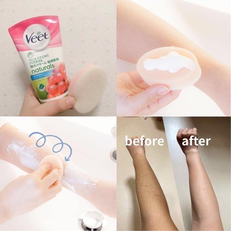Kem tẩy lông Veet nhật bản 150g