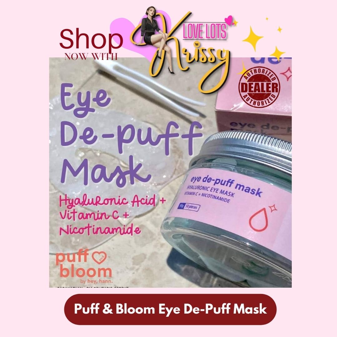 PUFF & BLOOM EYE DEPUFF MASK Hyaluronic Eye Mask Lazada PH