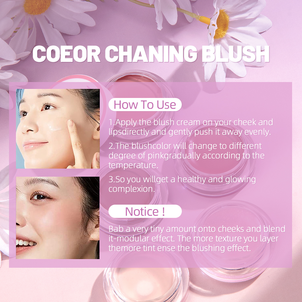 Yuanyan Brighten Face Blush Palette Face Contouring Soft Face Blusher Natural Cheek Tint Cheek Rouge Female Makeup Waterproof 1pcs Matte. 