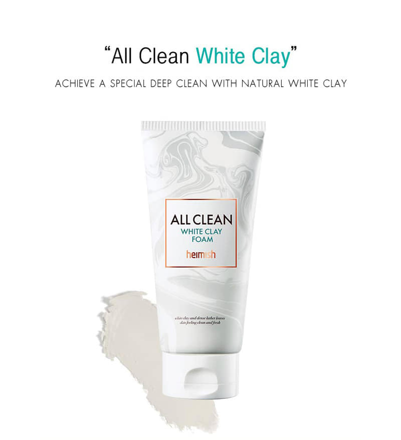 [HCM]Sữa Rửa Mặt Đất Sét Heimish All Clean White Clay Foam 150ml