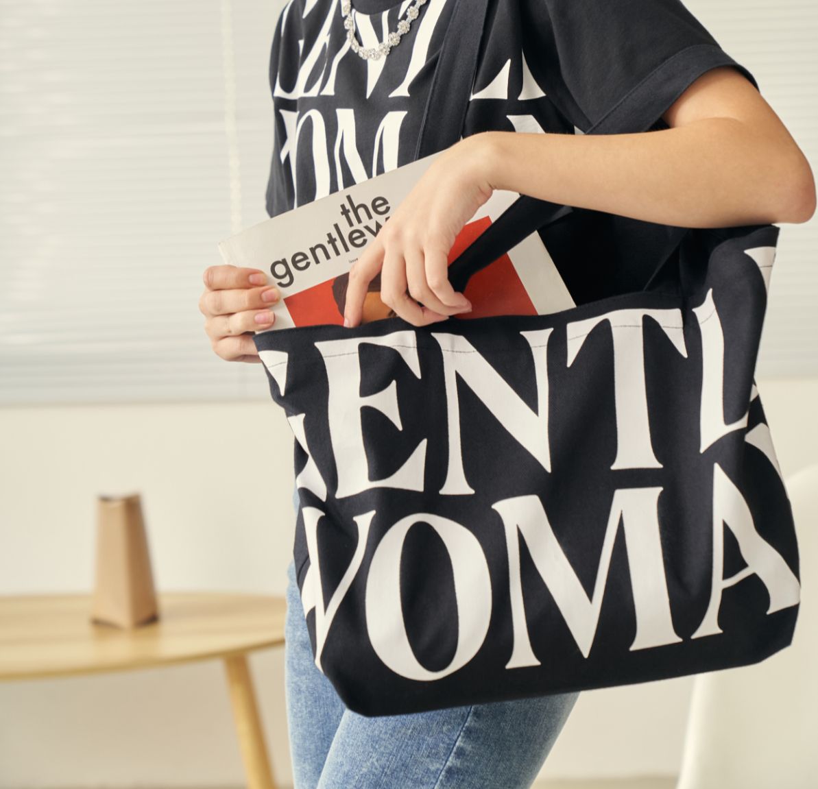 [Best Seller] กระเป๋าผ้า Gentlewoman GW Canvas Tote Bag จุได้เยอะ ฮิต