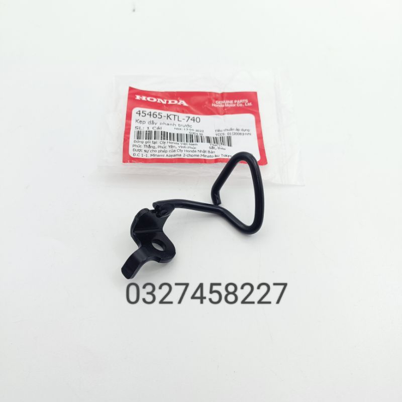 Pass kẹp dây dầu thắng, phanh trước wave rs, s100... zin honda