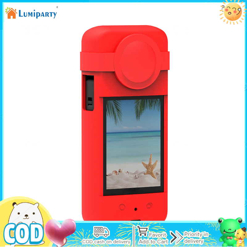 Silicone Case Compatible For Insta360 X3 Lens Protective Cover Panoramic Camera Body Shockproof Case