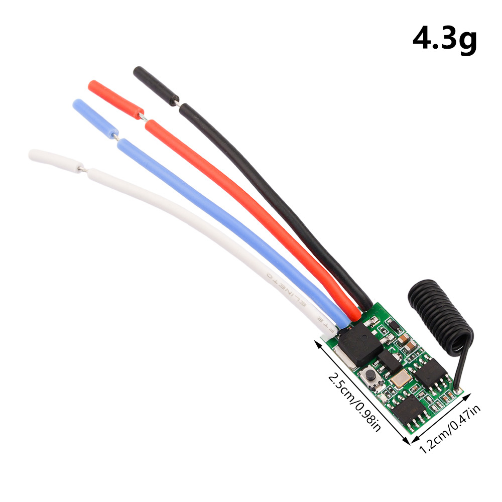 433mhz Wireless Remote Control Dc Motor Speed Controller 3.7v-24v 5a Pwm Speed Regulation Dimming Module For Led Lights Motor. 