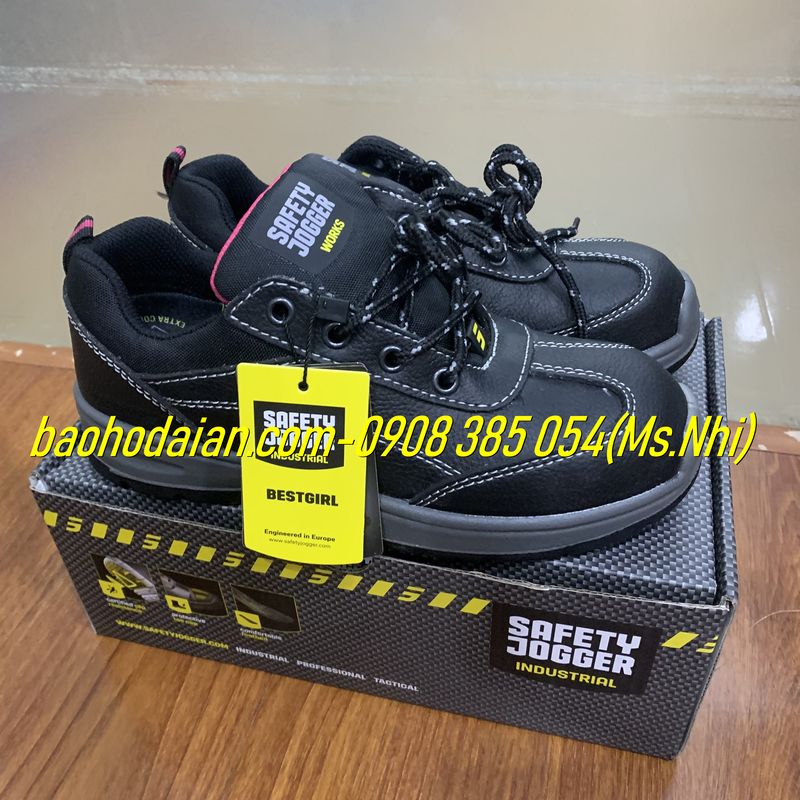 Giày bảo hộ lao động dành cho nữ Jogger BestGirl S3 chính hãng- Hình thật