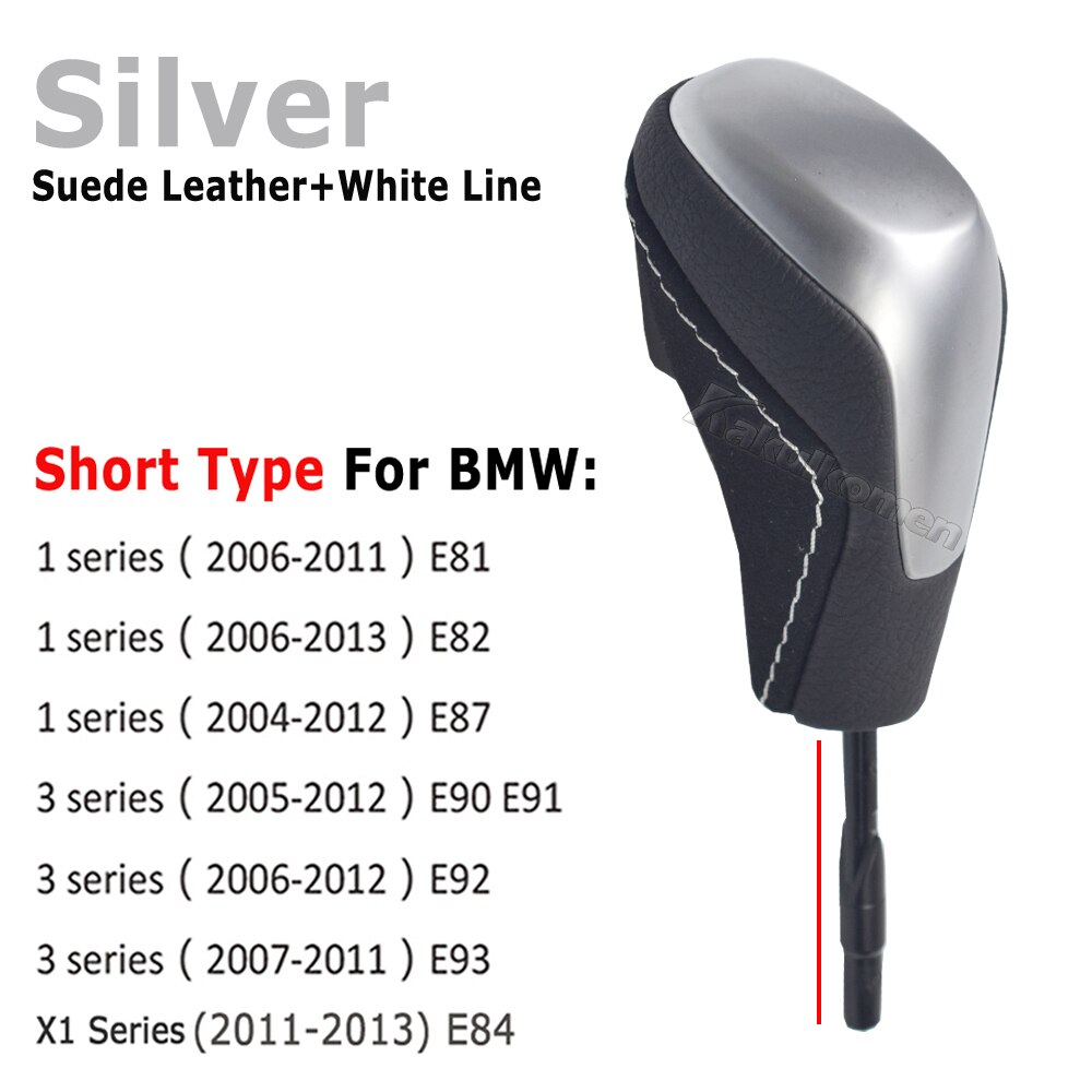 Automatic Car Gearbox Handles Gear Shift Knob Stick Lever Head For BMW E39 E46 E53 E60 E61 E63 E64 E83 E81 E82 E87 E90 E91 E92