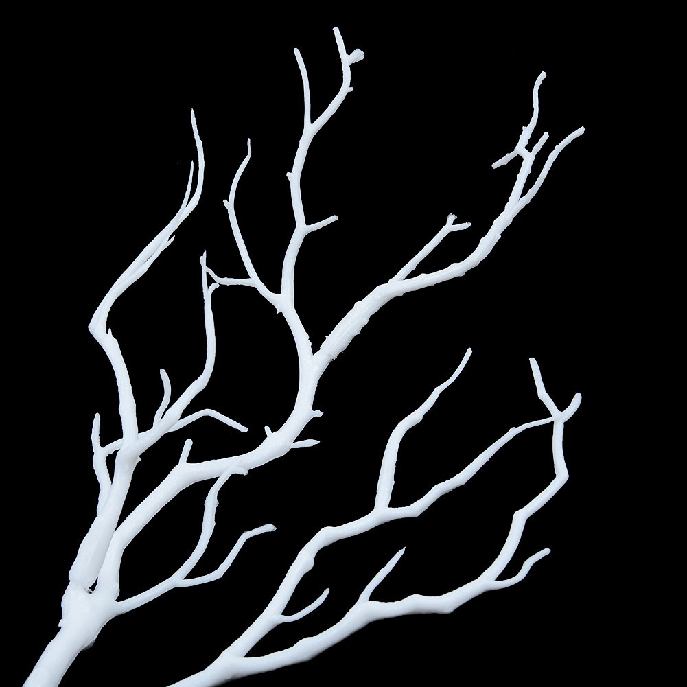 Simulation Tree Branch Dried Twig Home Wedding Decor Gift White/Green/Coffee