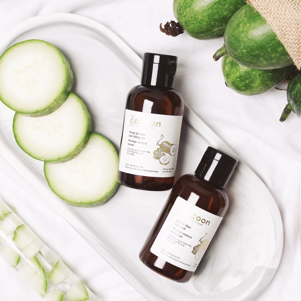 Gel Rửa Mặt Cocoon Winter Melon Cleanser Bí Đao 140ml