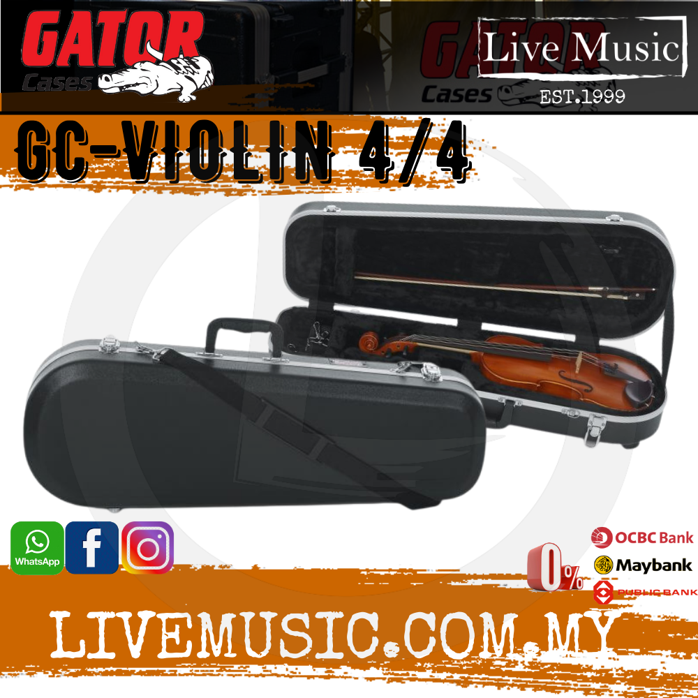 Gator GCVIOLIN 4/4 FullSize Violin Case (GCVIOLIN) Lazada