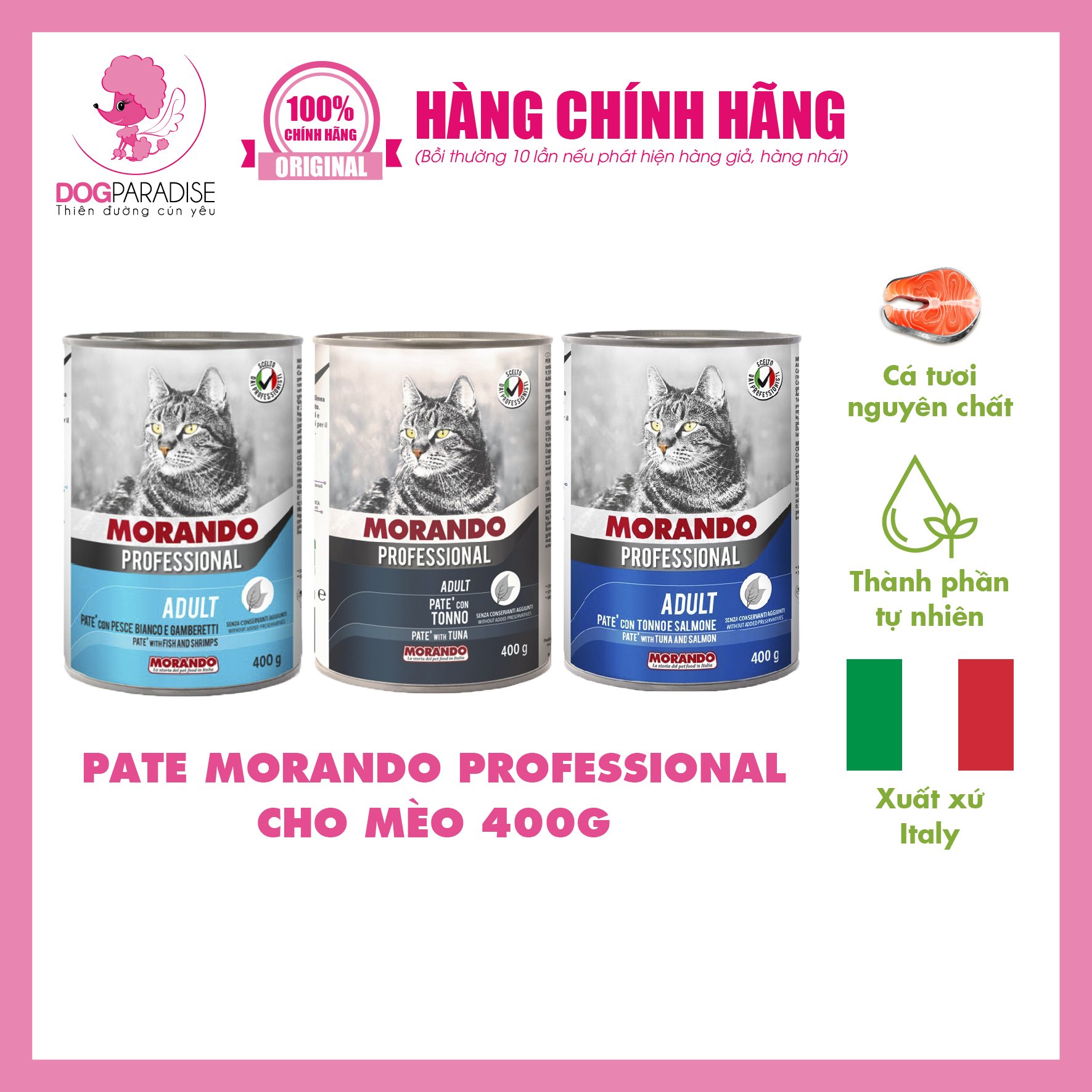 Pate Morando cho mèo nhiều vị - Dog Paradise
