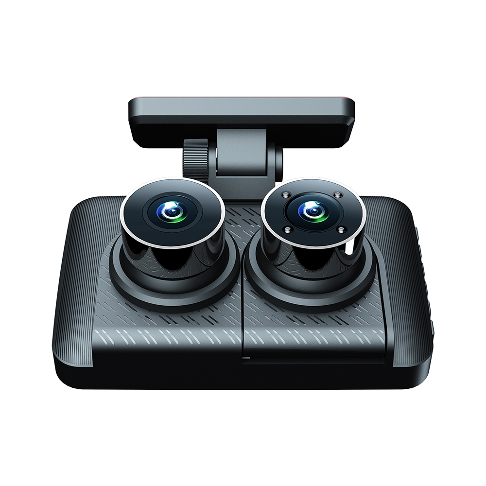 Aumotop Dash Camera with Triple Camera Setup and Night Vision - Front Rear and Inside Recording for Auto Safety