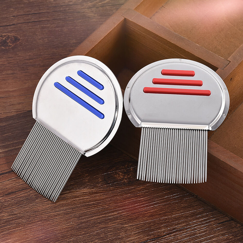 Stainless Steel Hair Lice Comb Brushes Nit Free Terminator Fine Egg Dust Removal. 