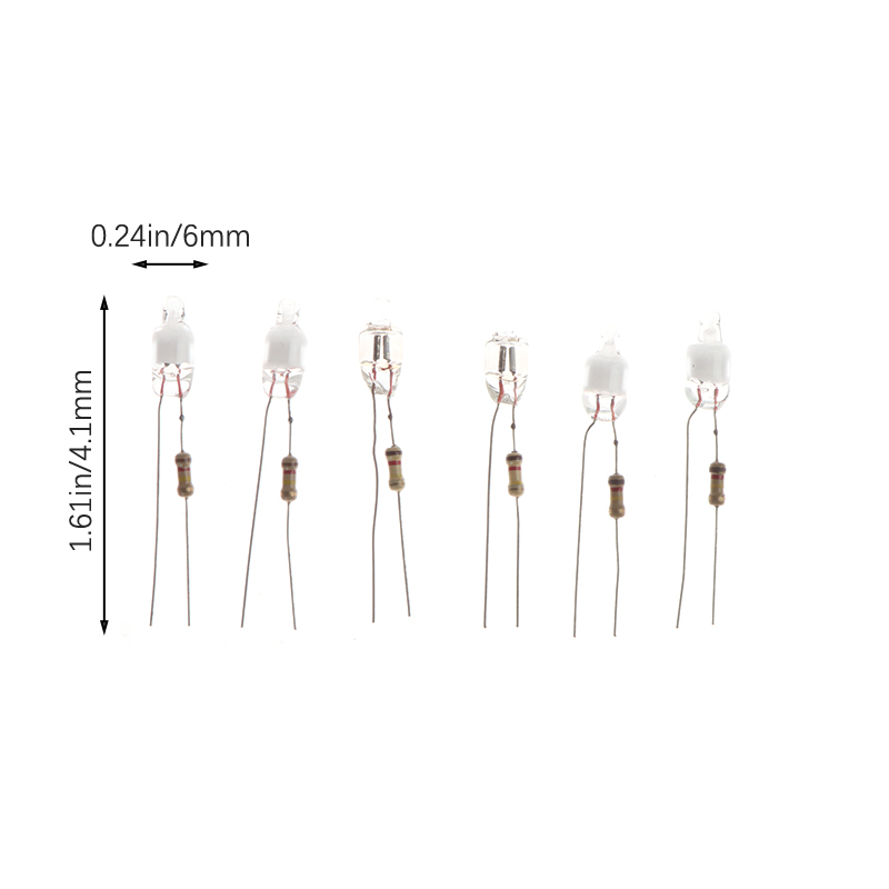10Pcs Neon Indicator Light Green Red Blue Signs 6mm Neon Lamp Glow 2 Copper Wire 6X13mm Neon Indicator Bulbs. 