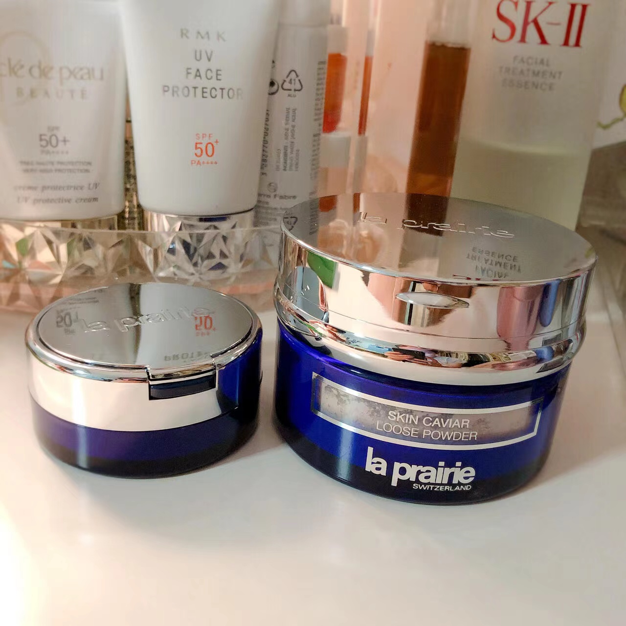 La Prairie Belle Blue Caviar Loose Powder 40g+10g | Lazada Singapore