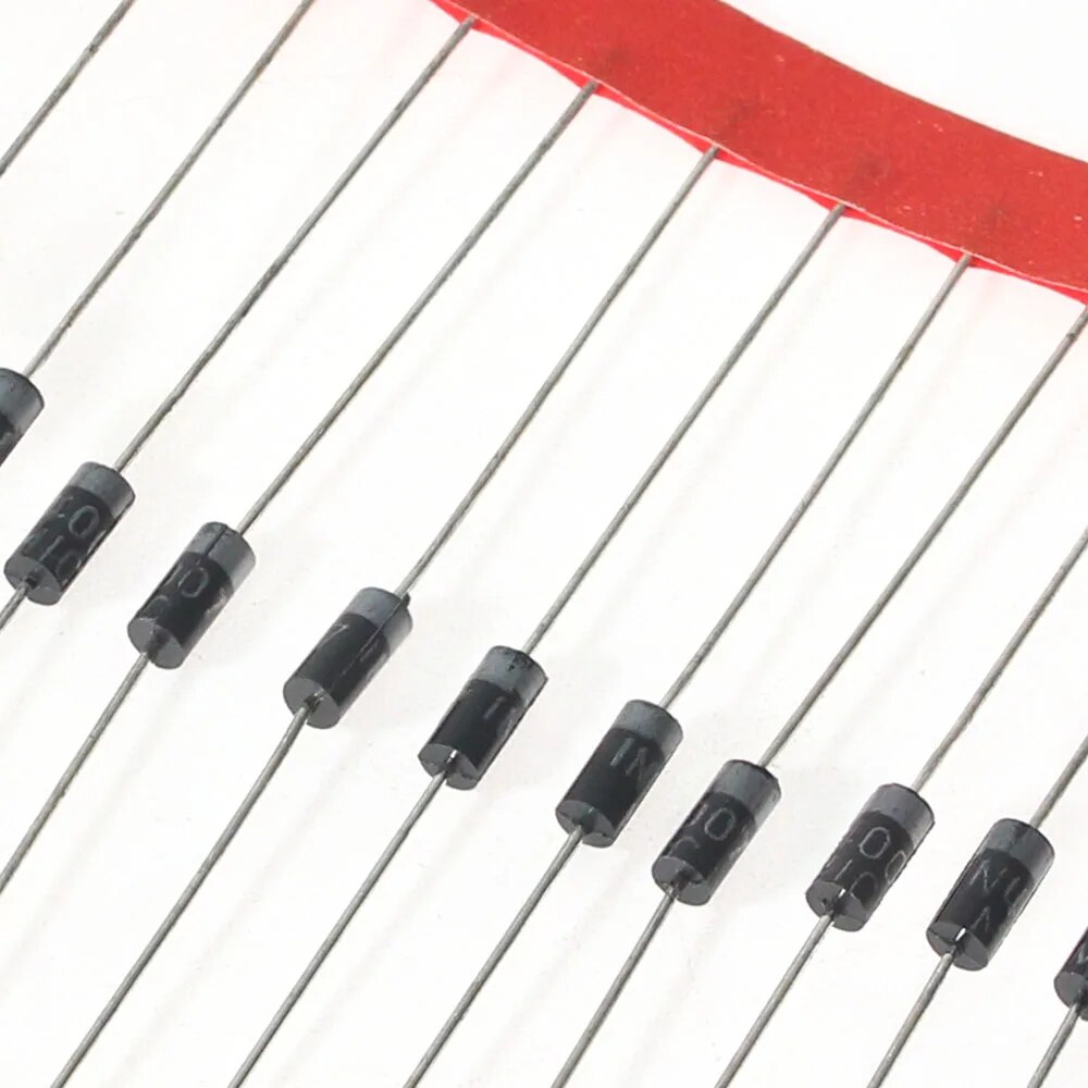 50PCS Rectifier Diode 1N4001  1N4007 DO-41 1A 50V-1000V