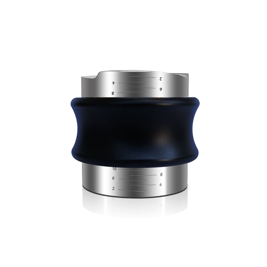 51mm Dual 2 in 1 Espresso Tamper Leveler Distributor Adjustable 3Angled and Flat Spring Tampers with Scale Coffee Tool