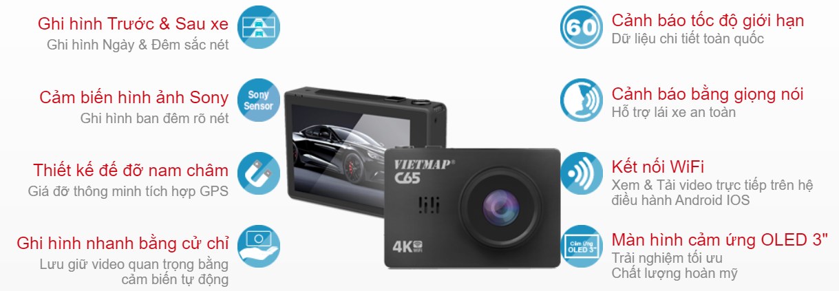 Camera VIETMAP C65