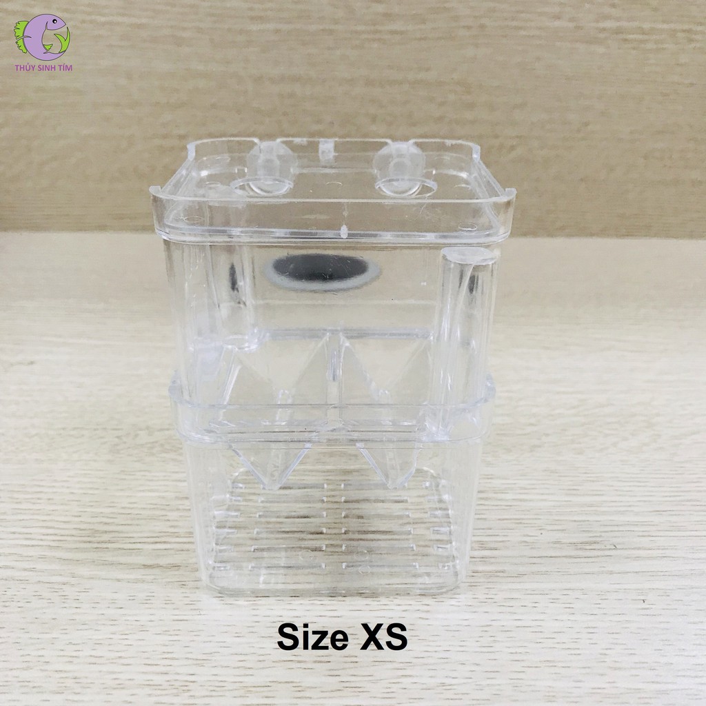 Lồng Đẻ Mica Nhiều Size Dành Cho Cá Cảnh