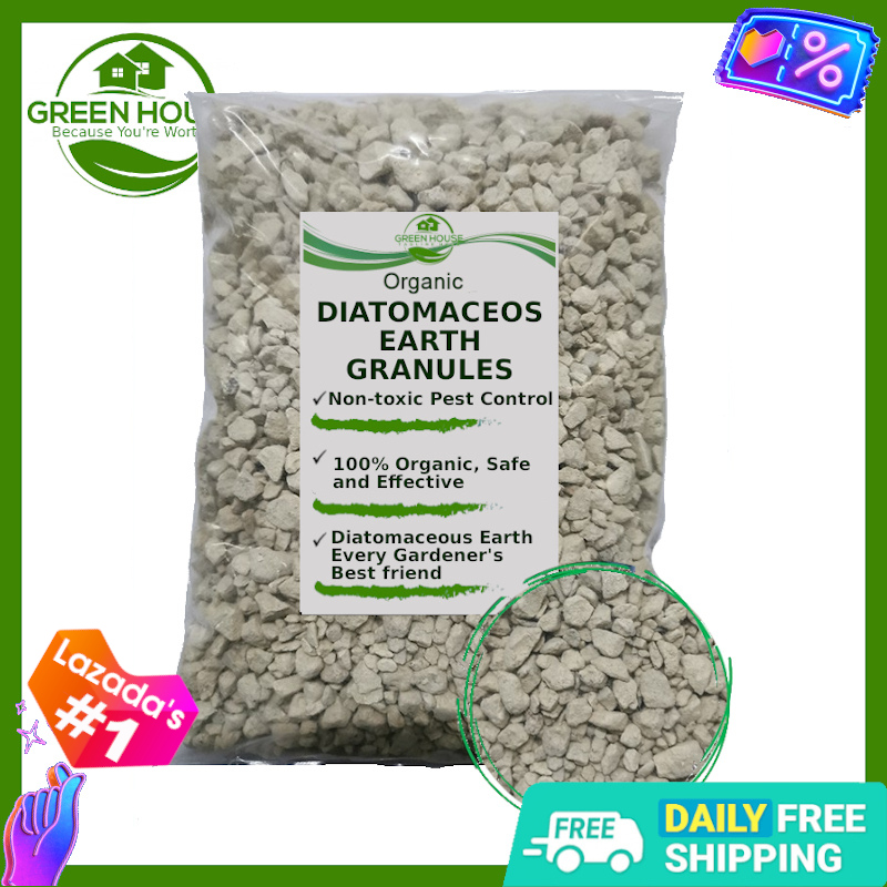 Green House® - Diatomaceous Earth Pest Control + Organic Fertilizer ...