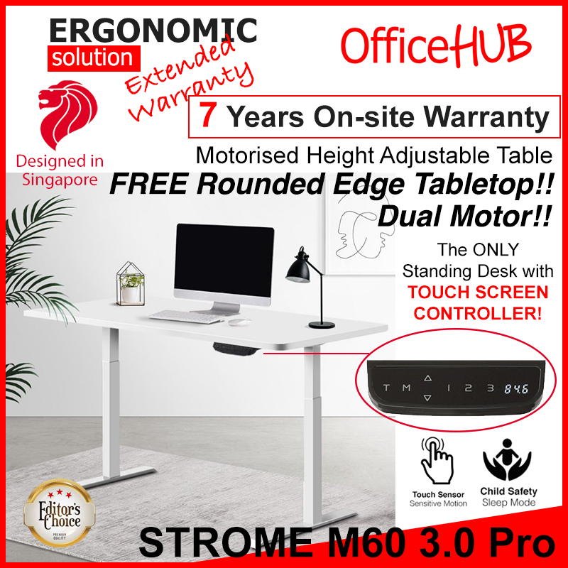 OFFICEHUB Height Adjustable TABLE M60 Pro 3.0 Standing Desk Standing